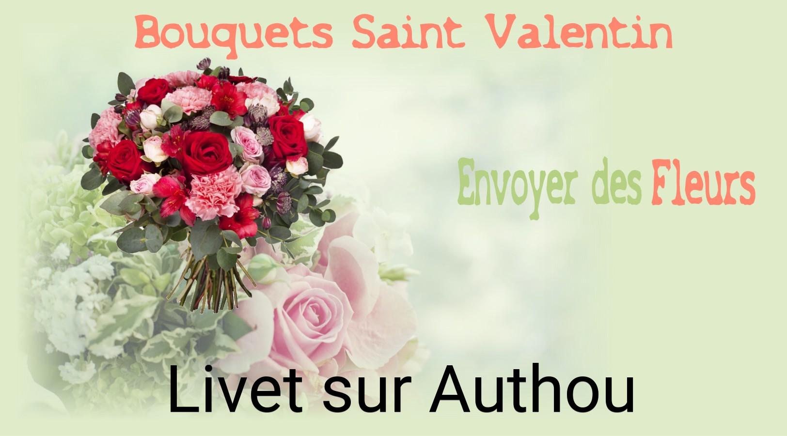 Roses de Saint-Valentin livrées à Livet-sur-Authou